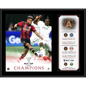 Josef Martinez Atlanta United FC 2018 MLS Cup Champions 12'' x 15'' Sublimated Plaque