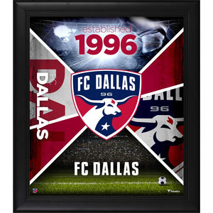FC Dallas Framed 15'' x 17'' Team Impact Collage