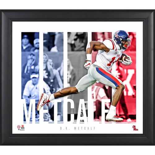 DK Metcalf Ole Miss Rebels Framed 15'' x 17'' Player Panel Collage