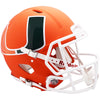 Riddell Miami Hurricanes AMP Alternate Revolution Speed Authentic Football Helmet