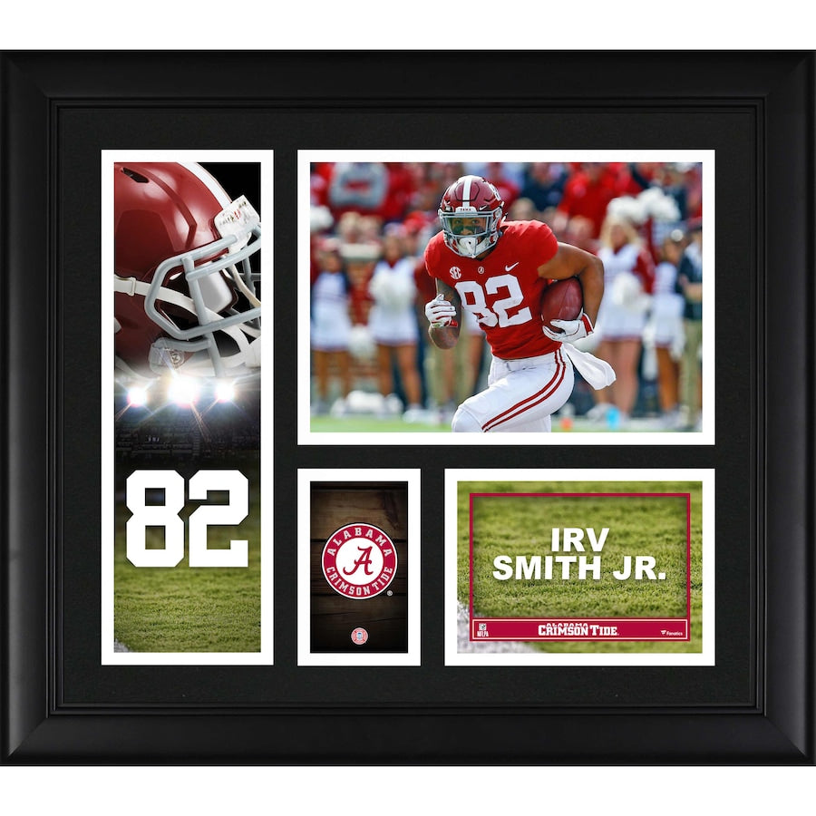 Irv Smith Jr Alabama Crimson Tide Framed 15'' x 17'' Player Collage