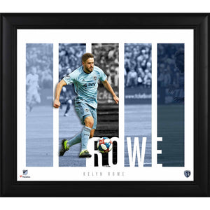 Kelyn Rowe Sporting Kansas City Framed 15'' x 17'' Player Panel Collage