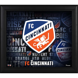 FC Cincinnati Framed 15'' x 17'' Team Heritage Collage