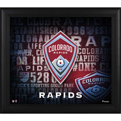Colorado Rapids Framed 15'' x 17'' Team Heritage Collage