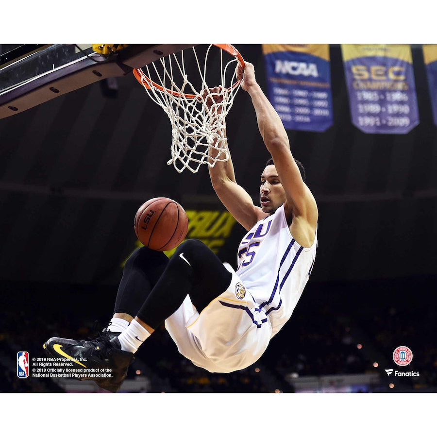 Ben Simmons LSU Tigers Unsigned Horizontal Hanging Dunk Photograph