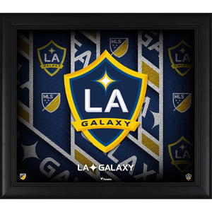 LA Galaxy Framed 15'' x 17'' Team Threads Collage
