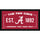 Alabama Crimson Tide Framed 10'' x 20'' Fan Cave Collage