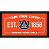Auburn Tigers Framed 10'' x 20'' Fan Cave Collage