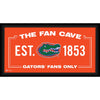 Florida Gators Framed 10'' x 20'' Fan Cave Collage