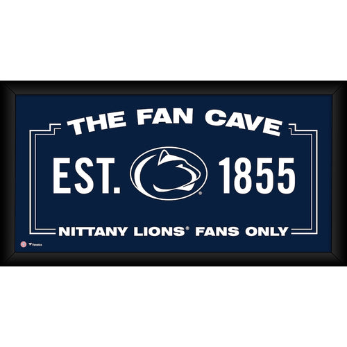 Penn State Nittany Lions Framed 10'' x 20'' Fan Cave Collage