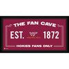Virginia Tech Hokies Framed 10'' x 20'' Fan Cave Collage