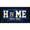 Navy Midshipmen Framed 10'' x 20'' Home Sweet Home Collage