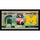 Michigan State Spartans vs. Michigan Wolverines Framed 10'' x 20'' House Divided Football Collage