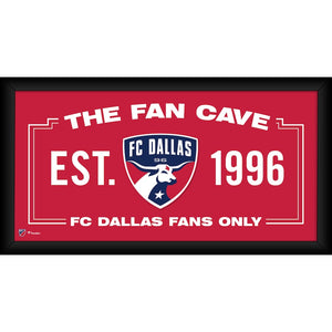FC Dallas Framed 10'' x 20'' Fan Cave Collage