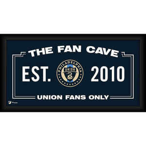 Philadelphia Union Framed 10'' x 20'' Fan Cave Collage