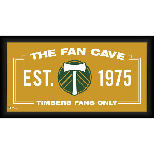 Portland Timbers Framed 10'' x 20'' Fan Cave Collage