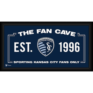 Sporting Kansas City Framed 10'' x 20'' Fan Cave Collage