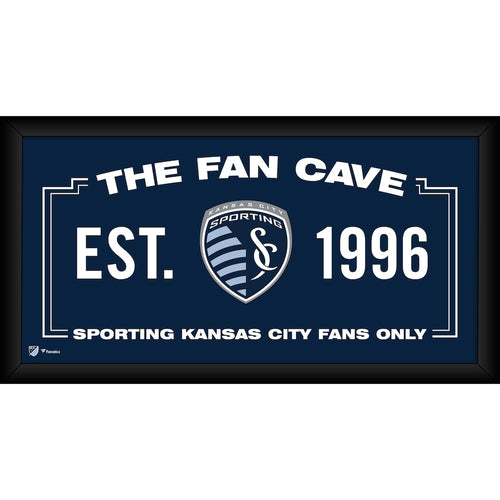 Sporting Kansas City Framed 10'' x 20'' Fan Cave Collage