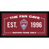 Colorado Rapids Framed 10'' x 20'' Fan Cave Collage