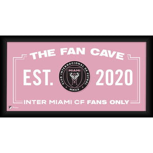 Inter Miami CF Framed 10'' x 20'' Fan Cave Collage