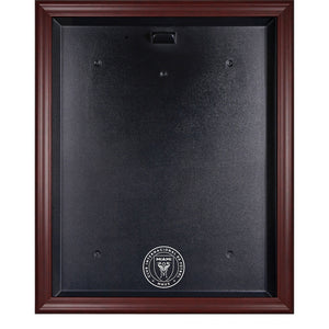 Inter Miami CF Mahogany Framed Team Logo Jersey Display Case