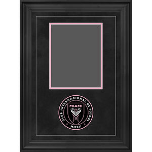 Inter Miami CF Deluxe Framed 8'' x 10'' Vertical Photograph with Team Logo