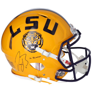 Joe Burrow LSU Tigers Autographed Riddell Speed Authentic Helmet with ''19 Heisman'' Inscription