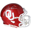 Sam Bradford Oklahoma Sooners Autographed Riddell Speed Mini Helmet with ''08 Heisman'' Inscription