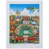 Lou Holtz Notre Dame Fighting Irish Autographed Fazzino Pop Art with ''1988 National Champs'' Inscription - Limited Edition of 100