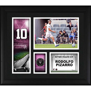 Rodolfo Pizarro Inter Miami CF Framed 15'' x 17'' Player Core Collage