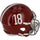 Nick Saban Alabama Crimson Tide Autographed Riddell Speed Replica Helmet