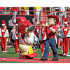 Nebraska Huskers Unsigned Herbie Husker with Lil' Red Dancing Photograph