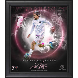 Rodolfo Pizarro Inter Miami CF Framed 15'' x 17'' Stars of the Game Collage - Facsimile Signature