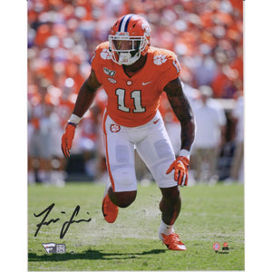 Isaiah Simmons Clemson Tigers Autographed 8'' x 10'' Tackle Pursuit Photograph