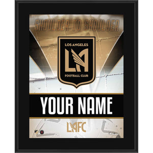 LAFC 10.5'' x 13'' Personalized Sublimated Team Logo Plaque