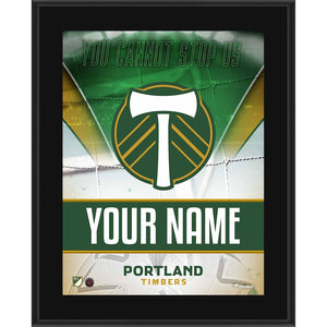 Portland Timbers 10.5'' x 13'' Personalized Sublimated Team Logo Plaque