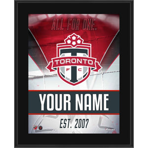 Toronto FC 10.5'' x 13'' Personalized Sublimated Team Logo Plaque