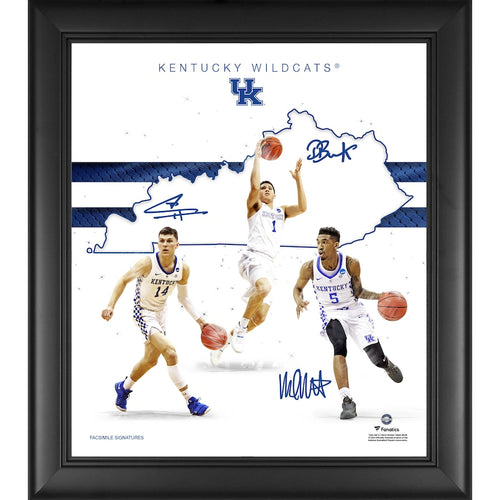 Kentucky Wildcats Framed 15'' x 17'' Guards Franchise Foundations Collage