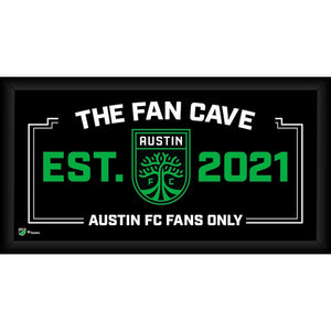 Austin FC Framed 10'' x 20'' Fan Cave Collage