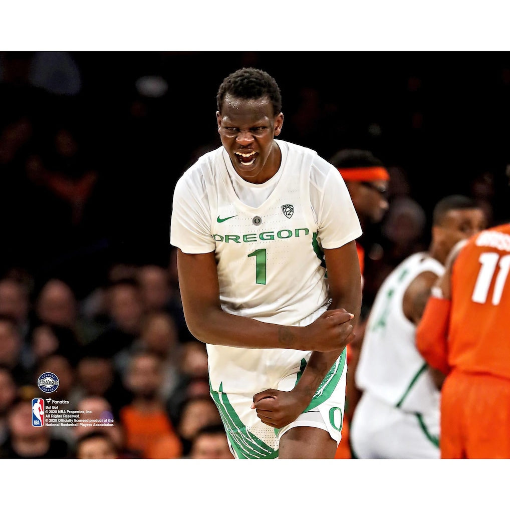 Bol Bol Oregon Ducks Unsigned Celebration Photograph