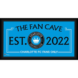 Charlotte FC Framed 10'' x 20'' Fan Cave Collage