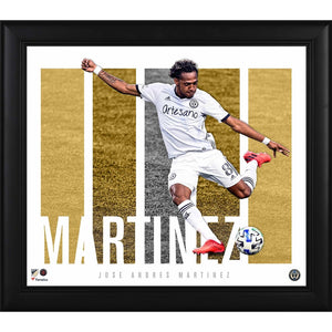 Jose Andres Martinez Philadelphia Union Framed 15'' x 17'' Player Panel Collage