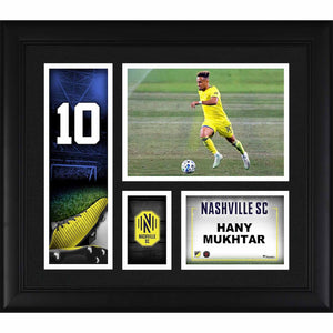 Hany Mukhtar Nashville SC Framed 15'' x 17'' Player Core Collage