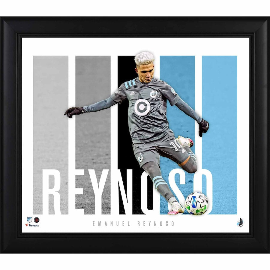 Emanuel Reynoso Minnesota United FC Framed 15'' x 17'' Player Panel Collage