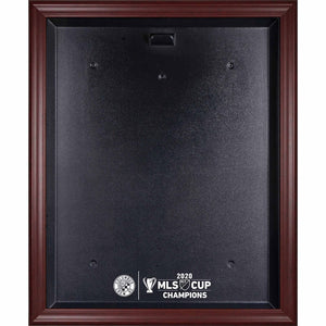 Columbus Crew Mahogany Framed 2020 MLS Cup Champions Team Logo Jersey Display Case