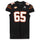 Miami Hurricanes Game-Used #65 Black Jersey from the 2017-2018 NCAA Seasons - Size XL