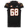 Miami Hurricanes Game-Used #68 Black Jersey from the 2017-2018 NCAA Seasons