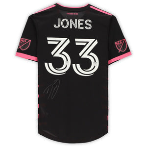 Joevin Jones Seattle Sounders FC Autographed Match-Used #33 Black Jersey from the 2020 MLS Season