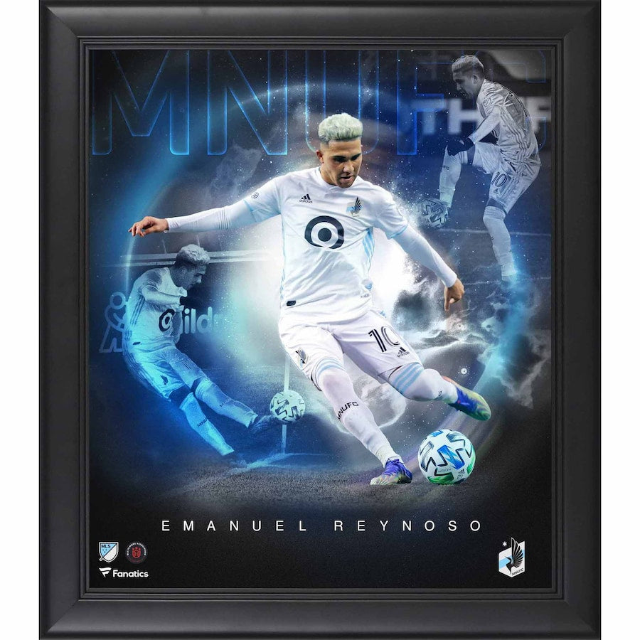 Emanuel Reynoso Minnesota United FC Framed 15'' x 17'' Stars of the Game Collage