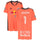 David Jensen New York Red Bulls Autographed Match-Used #1 Coral Jersey from the 2020 MLS Season